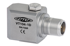 CTC雙輸出壓電速度振動傳感器VT104